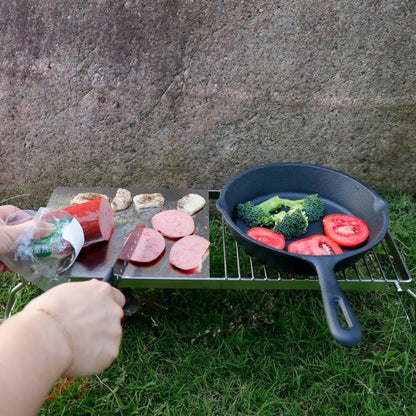 Skorter | Outdoor Camping Convenient Folding Stainless Steel Barbecue Stand