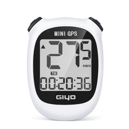 Skorter | GIYO M3 LCD Display Bike GPS Cycling Computer Wireless Road Bicycle Stopwatch Velocimeter(White)