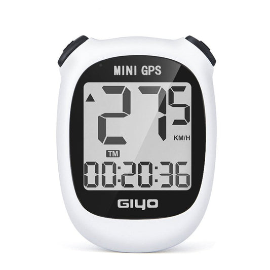 Skorter | GIYO M3 LCD Display Bike GPS Cycling Computer Wireless Road Bicycle Stopwatch Velocimeter(White)