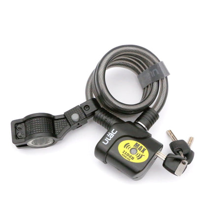Skorter | ULAC AL-3P Bicycle Alarm Cable Lock Mountain Bike Lock Cycling Supplies