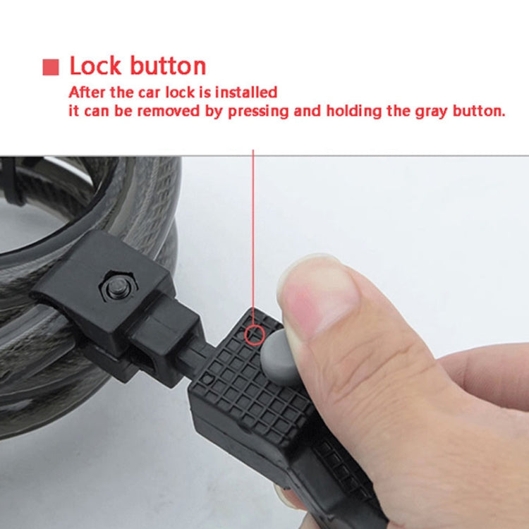 Skorter | ULAC AL-3P Bicycle Alarm Cable Lock Mountain Bike Lock Cycling Supplies