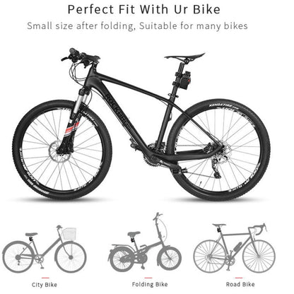 Skorter | PAW Foldable Bike Lock Anti-theft Bicycle Lock Heavy Duty Chain Cable Padlock(Black)