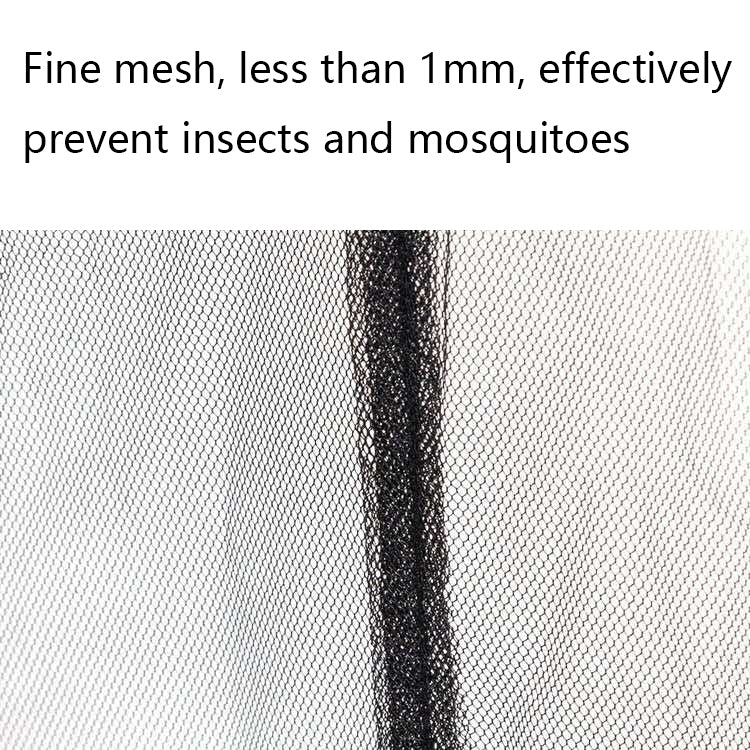 Skorter | HY-0205 300 x 230 cm Outdoor Parasol Anti-mosquito Net Cover, Dimensions: Banana Umbrellas(Black)