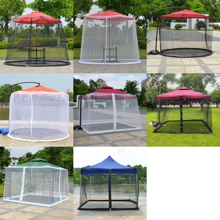 Skorter | HY-0205 300 x 230 cm Outdoor Parasol Anti-mosquito Net Cover, Dimensions: Folding Tents(Black)