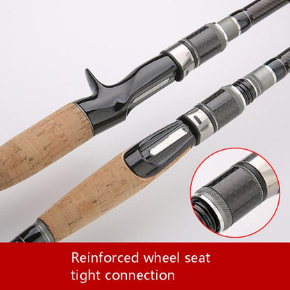 Skorter | Telescopic Carbon Lure Rod Short Section Fishing Casting Rod, Length: 3.0m(Straight Handle)