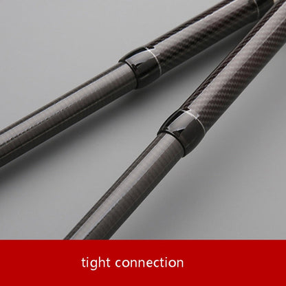 Skorter | Telescopic Carbon Lure Rod Short Section Fishing Casting Rod, Length: 3.0m(Straight Handle)