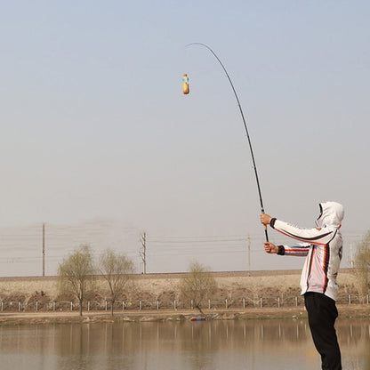 Skorter | Telescopic Carbon Lure Rod Short Section Fishing Casting Rod, Length: 3.0m(Straight Handle)