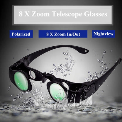 Skorter | 8x Fishing Binoculars Zoomable Telescope Glasses ,Style: Only Telescope