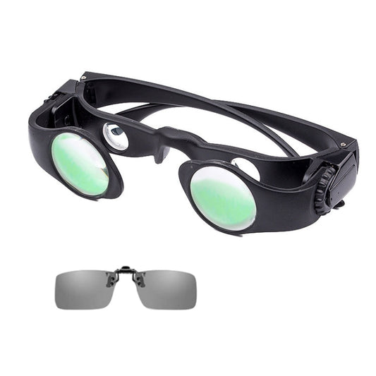 Skorter | 8x Fishing Binoculars Zoomable Telescope Glasses ,Style: Telescope+Gray Clip