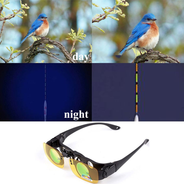 Skorter | 8x Fishing Binoculars Zoomable Telescope Glasses ,Style: Telescope+Three-color Clip