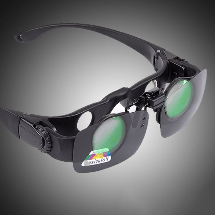 Skorter | 8x Fishing Binoculars Zoomable Telescope Glasses ,Style: Telescope+Three-color Clip