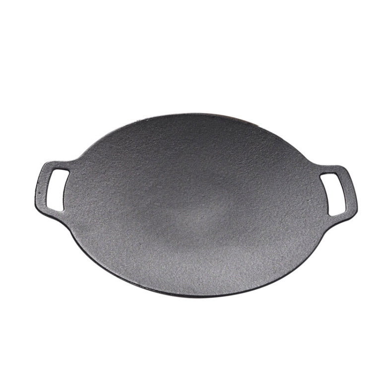 Skorter | Outdoor Camping BBQ Cast Iron Grill Pan,Style: Baking Pan Only