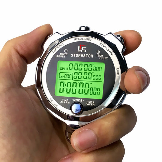 Skorter | YS Running Training Stopwatch Timer Metal Luminous Stopwatch, Style: One Hundred Memory