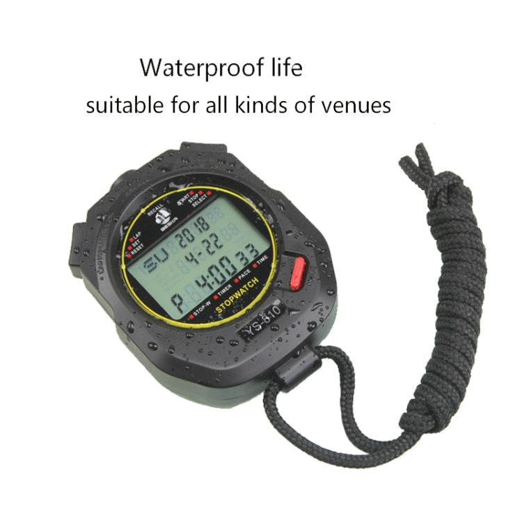 Skorter | YS Electronic Stopwatch Timer Training Running Watch, Style: YS-860 60 Memories (Black)