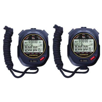 Skorter | YS Millisecond Stopwatch Timer Running Training Referee Stopwatch, Style: YS2002 200 Memory