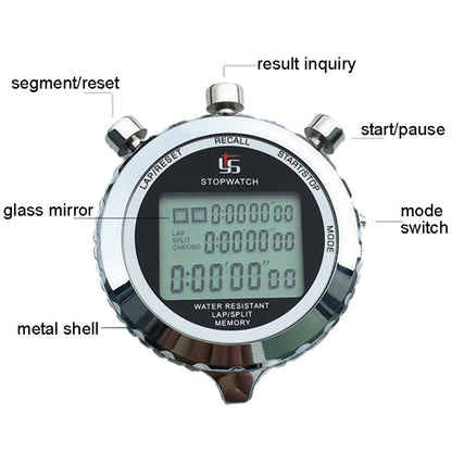 Skorter | YS Metal Stopwatch 3 Rows Display Running Training Electronic Timers, Style: YS-560 60 Memories