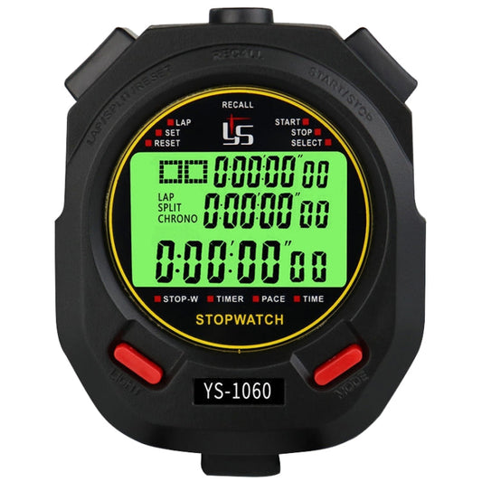 Skorter | YS 3 Rows Display Luminous Stopwatch Timer Training Referee Stopwatch, Style: YS-1060 60 Memories