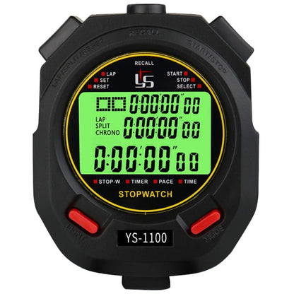 Skorter | YS 3 Rows Display Luminous Stopwatch Timer Training Referee Stopwatch, Style: YS-1100 100 Memories