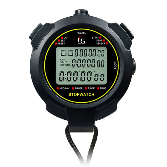 Skorter | YS Stopwatch Timer Training Fitness Competition Stopwatch, Style: YS-7120 120 Memories(Black)