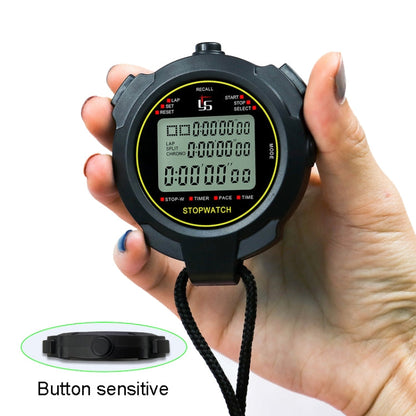 Skorter | YS Stopwatch Timer Training Fitness Competition Stopwatch, Style: YS-7120 120 Memories(Black)