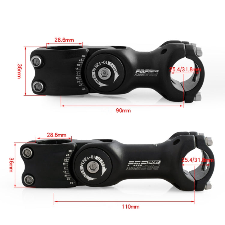 Skorter | FMFXTR Mountain Bike Adjustable Angle Handlebar Riser, Specification: 25.4x90mm