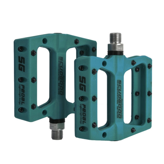 Skorter | FMFXTR Mountain Bicycle Pedal Nylon Fiber Bearing Non-Slip Pedal(SG-12B Blue)