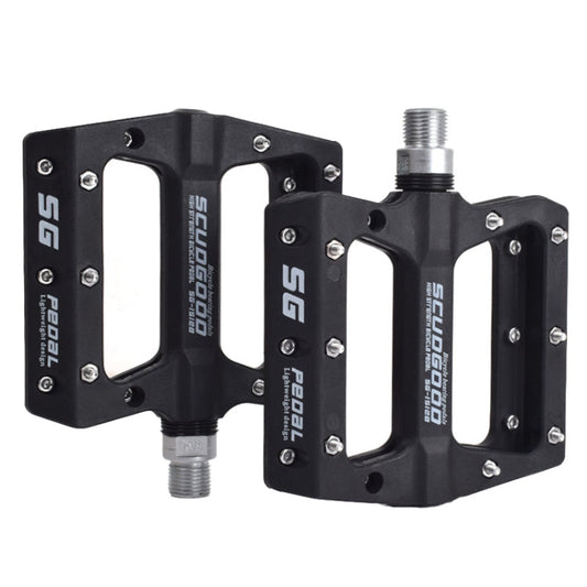 Skorter | FMFXTR Mountain Bicycle Pedal Nylon Fiber Bearing Non-Slip Pedal(SG-12B Black)