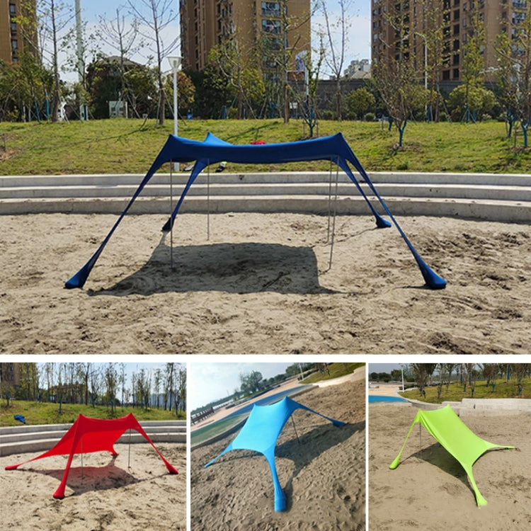 Skorter | Outdoor Beach Lycra Canopy Camping Tent Sunshade Fishing Tent, Size: 300x300x200cm(Lake Blue)