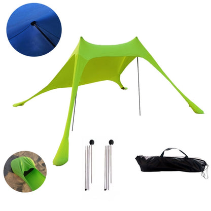 Skorter | Outdoor Beach Lycra Canopy Camping Tent Sunshade Fishing Tent, Size: 300x300x200cm(Lake Blue)