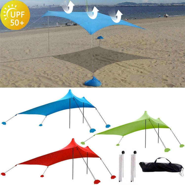 Skorter | Outdoor Beach Lycra Canopy Camping Tent Sunshade Fishing Tent, Size: 210x160x150cm(Blue)