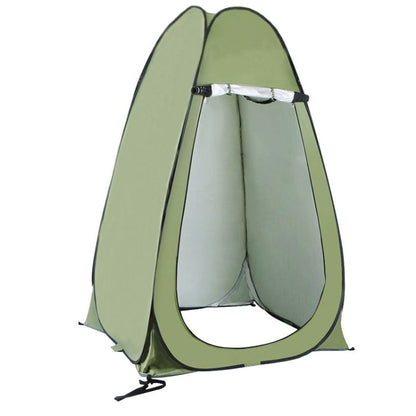 Skorter | Outdoor Camping Toilet Changing Tent Automatic Shower Bathing Tent, Style: Single Person(Green)