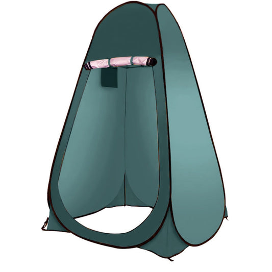 Skorter | Outdoor Camping Toilet Changing Tent Automatic Shower Bathing Tent, Style: Single Person(Oily Green)