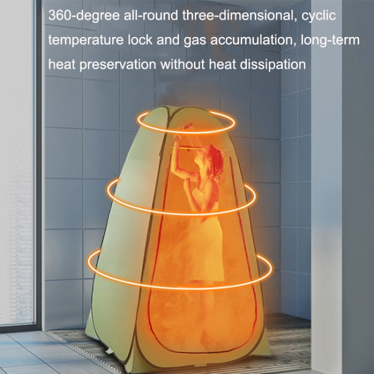Skorter | Outdoor Camping Toilet Changing Tent Automatic Shower Bathing Tent, Style: Single Person(Oily Green)