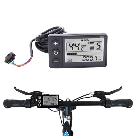 Skorter | S866 Electric Bicycle Mountain Bike LCD Meter, Specification: A Type
