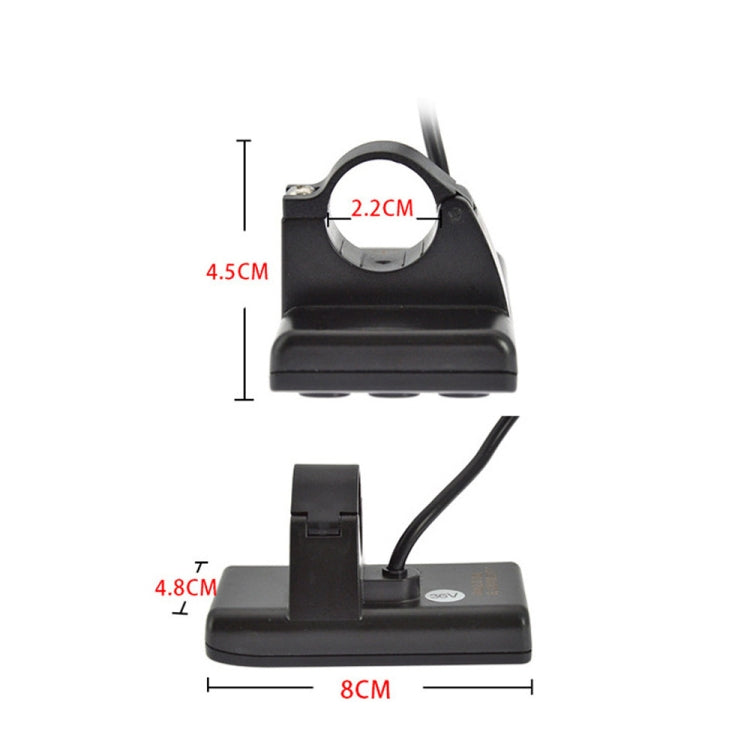 Skorter | S866 Electric Bicycle Mountain Bike LCD Meter, Specification: A Type