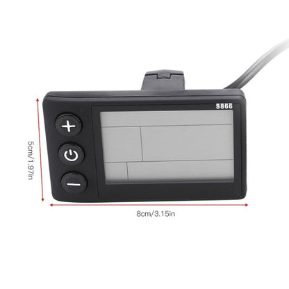 Skorter | S866 Electric Bicycle Mountain Bike LCD Meter, Specification: B Type