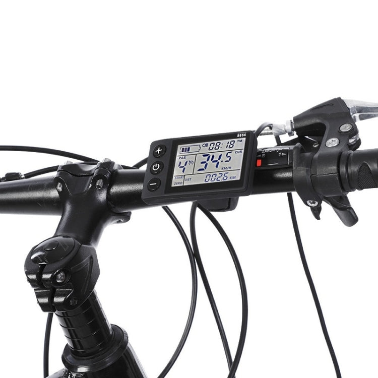 Skorter | S866 Electric Bicycle Mountain Bike LCD Meter, Specification: B Type