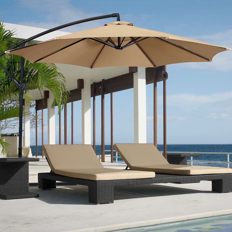 Skorter | Polyester Parasol Replacement Cloth Round Garden Umbrella Cover, Size: Diameter 2.7m 6 Ribs(Big Red)