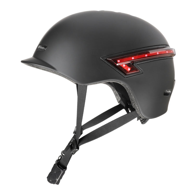 Skorter | Cycling Helmet Ultralight Bicycle Helmet with Warning Light Remote Control(Black)