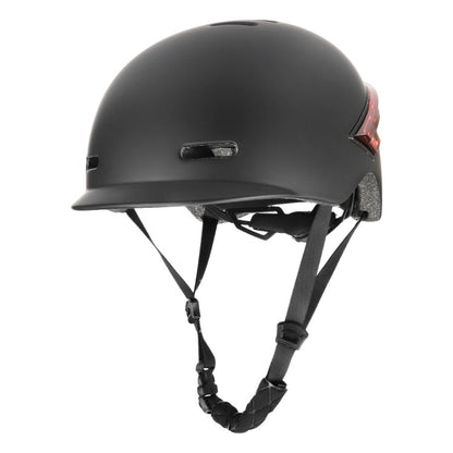 Skorter | Cycling Helmet Ultralight Bicycle Helmet with Warning Light Remote Control(Black)