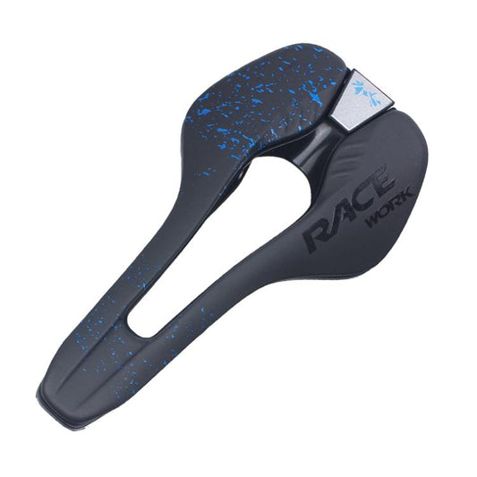 Skorter | RACEWORK RK068 Mountain Bike Microfiber Leather Seat Cushion(Blue)