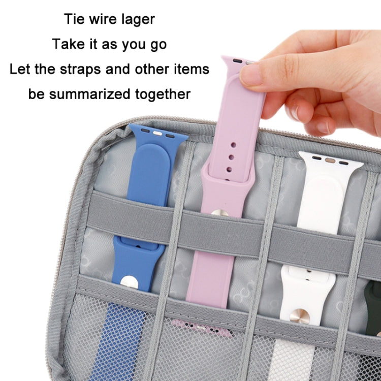 Skorter | Baona Smart Watch Strap Data Cable Carrying Case for Apple Watch, Specification: Small (Gray)