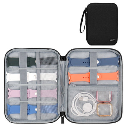 Skorter | Baona Smartwatch Bracelet Data Cable Carrying Case for Apple Watch, Specification: Large (Black)