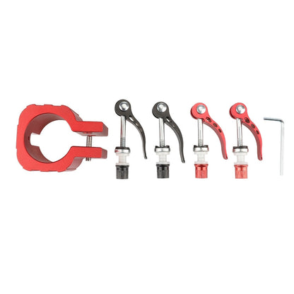 Skorter | Folding Clamp For ZERO 8X 10X 11X SPEEDUAL Dualtron DT3 Thunder Electric Scooter Without Pad Red