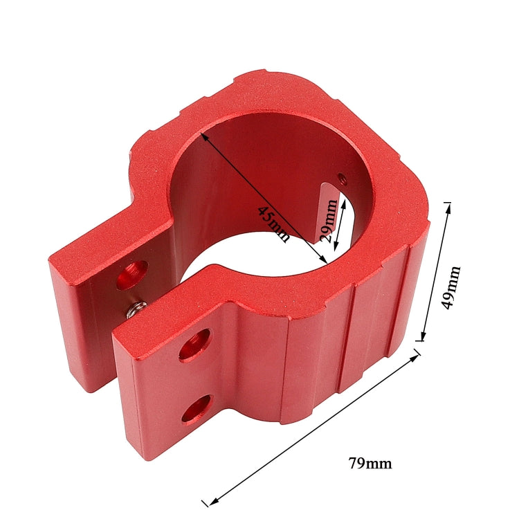 Skorter | Folding Clamp For ZERO 8X 10X 11X SPEEDUAL Dualtron DT3 Thunder Electric Scooter With Pad Black