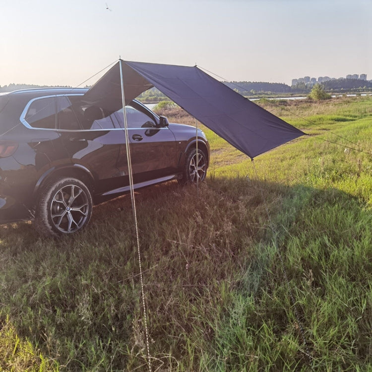 Skorter | Outdoor Picnic Camping Tent On The Side Of The Car Rain-proof Sunshade Canopy 300x150cm(Black)
