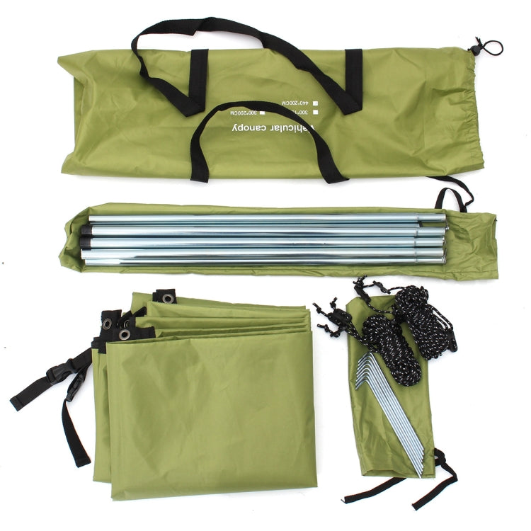 Skorter | Outdoor Picnic Camping Tent On The Side Of The Car Rain-proof Canopy 300x150cm(Dark Gray)