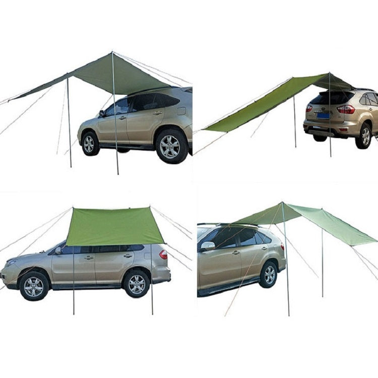 Skorter | Outdoor Picnic Camping Tent On The Side Of The Car Rain-proof Sunshade Canopy 200x440cm(Black)