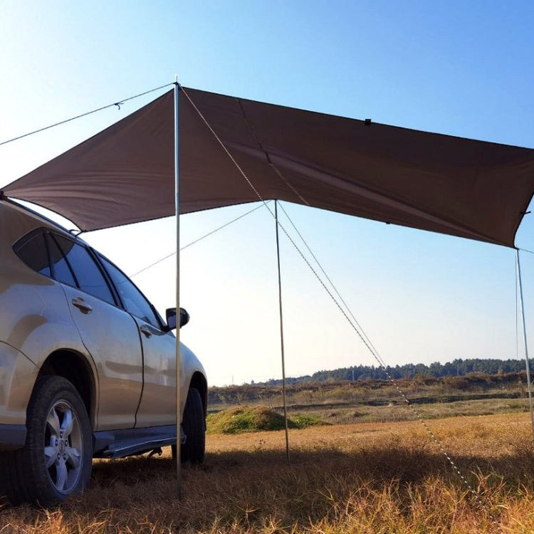 Skorter | Outdoor Picnic Camping Tent On The Side Of The Car Rain-proof Sunshade Canopy 200x440cm(Dark Gray)