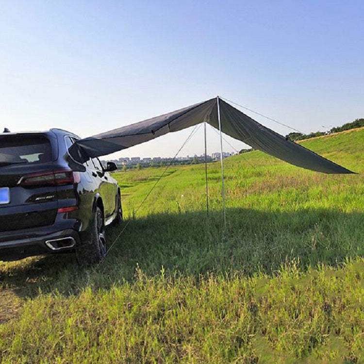 Skorter | Outdoor Picnic Camping Tent On The Side Of The Car Rain-proof Sunshade Canopy 200x440cm(Dark Gray)